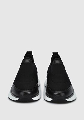 Provoq Siyah Deri Erkek Sneaker