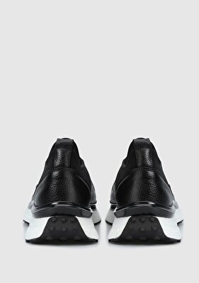 Provoq Siyah Deri Erkek Sneaker