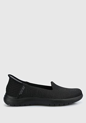 Skechers Bbk On-The-Go Flex - Clover Kadın Siyah Slip-Ins Yürüyüş Ayakkabısı 138182 