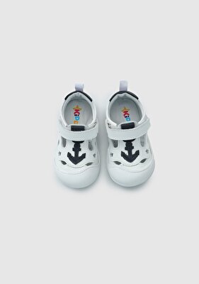 Kiddo Beyaz Deri Erkek Çocuk Sneaker