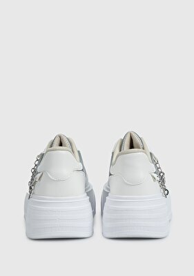 Provoq Beyaz-Gri Kadın Sneaker