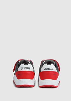 Joma Platea Low Jr 2406 Blanco Rojo Çocuk Beyaz-Kırmızı Sneaker Jplas2406V