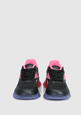 Reebok Zıg N' Glow Elastıc Lace Siyah Çocuk Koşu Ayakkabısı 100201751