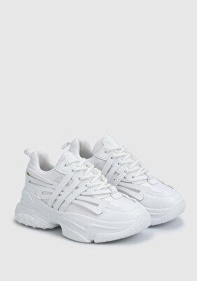 Provoq Beyaz Kadın Sneaker