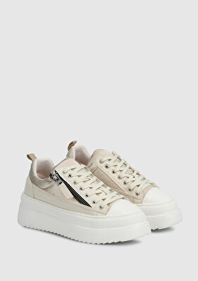 Provoq Bej Kadın Sneaker