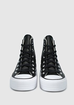 Converse Chuck Taylor All Star Leather Platform Siyah Kadın Sneaker 561675C