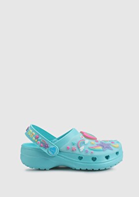 Skechers Turkuaz Kız Çocuk Işıklı Terlik 308406L Tqmt Heart Charmer - Miss Girly