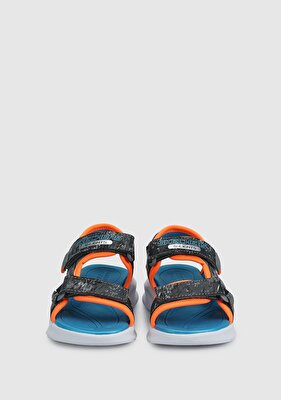 Skechers Gri Erkek Çocuk Işıklı Sandalet 401672L Ccor Sola Glow Sandal - Aquatastic