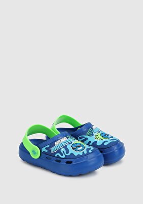 Skechers Mavi Erkek Çocuk Terlik 406628L Bllm Swifters - Smelly Monsters