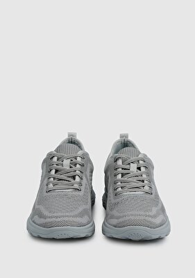 Provoq Gri Deri Erkek Sneaker