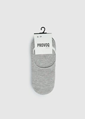Provoq Multi  Provoq Çorap Gri-Beyaz-Siyah 3'lü patik 36-39