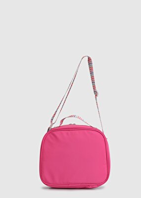 Kaukko Pembe  Kaukko K9037 Double Stripe Pembe Beslenme Çantası