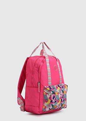 Kaukko Pembe  Kaukko K1762 Double Stripe Pembe Sırt Çantası