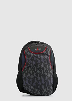 Jordan Siyah  Jordan Air Q3138 Kansas Siyah Sırt Çantası