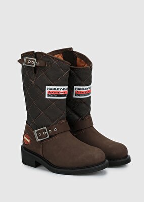 Harley Davidson Laconıa W Brown Nubuk Kahve Kadın Bot 