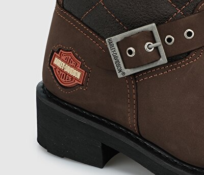 Harley Davidson Laconıa W Brown Nubuk Kahve Kadın Bot 