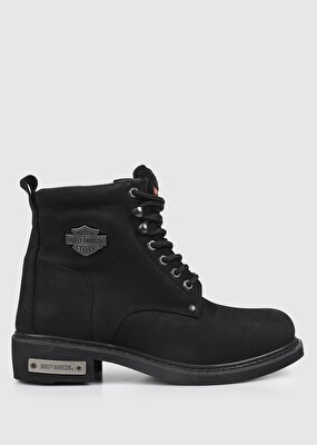 Harley Davidson Gibson Siyah Erkek Nubuk 025M100109