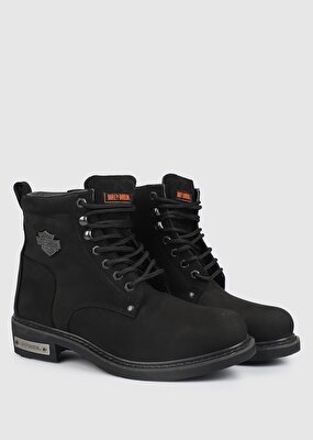 Harley Davidson Gibson Siyah Erkek Nubuk 025M100109