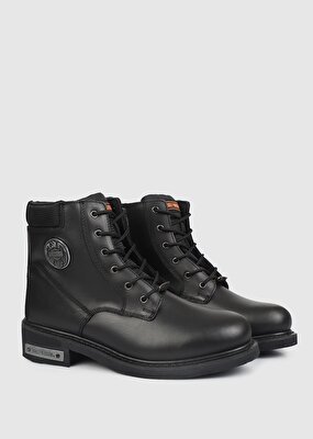 Harley Davidson Jim Siyah Yağlı Erkek Deri Bot 025M100128