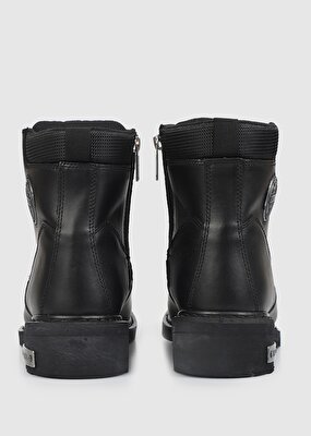Harley Davidson Jim Siyah Yağlı Erkek Deri Bot 025M100128