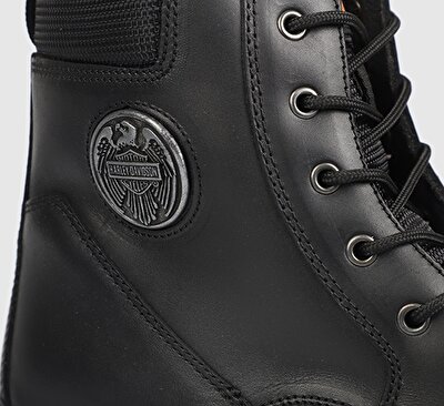 Harley Davidson Jim Siyah Yağlı Erkek Deri Bot 025M100128