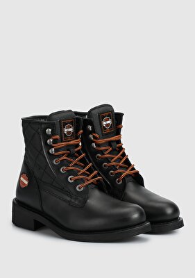 Harley Davidson Harley Davidson 025M100699 NEW WORKER MID BLACK // YAĞLI DERİ