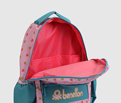 Benetton Pembe  BENETTON NO18 PEMBE - TURKUAZ SIRT ÇANTA