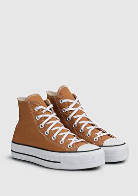 Converse Chuck Taylor All Star Puff Lift HI Kahve Kadın Sneaker A11537C