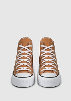 Converse Chuck Taylor All Star Puff Lift HI Kahve Kadın Sneaker A11537C