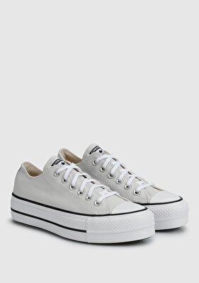 Converse Chuck Taylor All Star Puff Lift OX Gri Kadın Sneaker A11538C