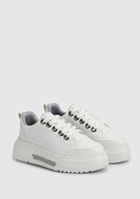 Provoq Beyaz Kadın Sneaker