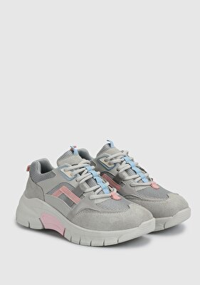 Provoq Gri Kadın Sneaker