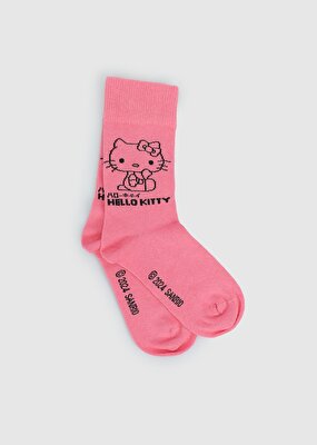 Hello Kitty Pembe  Hello Kitty Pembe Soket Çorap 31-34