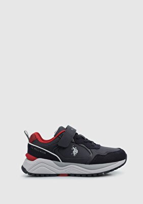 U.S. Polo Assn. Habe Lacivert Deri Erkek Çocuk Sneaker