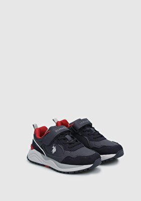 U.S. Polo Assn. Habe Lacivert Deri Erkek Çocuk Sneaker