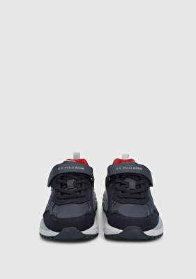 U.S. Polo Assn. Habe Lacivert Deri Erkek Çocuk Sneaker