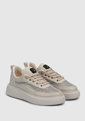 Provoq Bej Kadın Sneaker