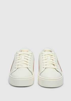 Puma Smash Platform V3 Sports Kadın Krem Sneaker