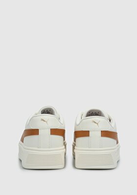 Puma Smash Platform V3 Sports Kadın Krem Sneaker
