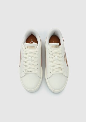 Puma Smash Platform V3 Sports Kadın Krem Sneaker