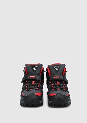 Joma Utah Jr 2401 Black Red Siyah Unisex Spor Ayakkabısı Jutahw2401V 
