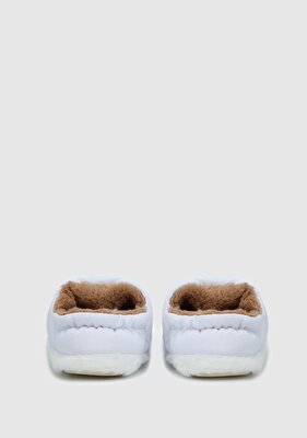 PELUCHE Beyaz Kadın Ev Terliği