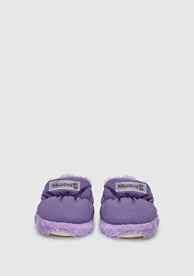 PELUCHE Mor Kız Çocuk Ev Terliği