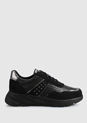 Provoq Siyah Kadın Sneaker