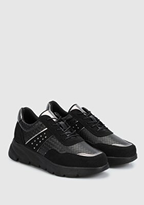 Provoq Siyah Kadın Sneaker