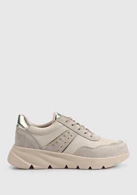 Provoq Bej Kadın Sneaker