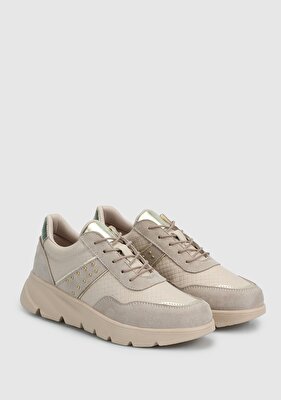 Provoq Bej Kadın Sneaker