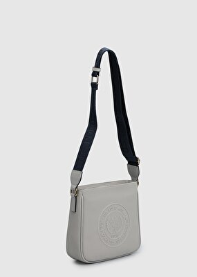 U.S. Polo Assn. Gri Kadın Çapraz Çanta