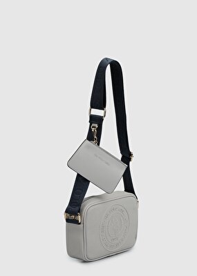 U.S. Polo Assn. Gri Kadın Çapraz Çanta