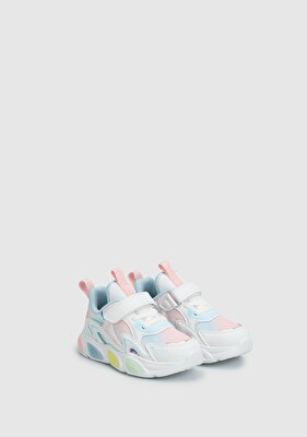 PEPINO Beyaz-Pembe Kız Çocuk Sneaker